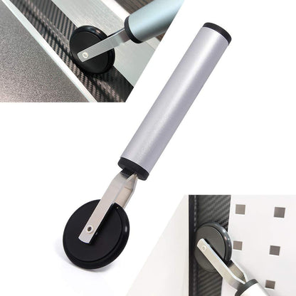 VINYL & WINDOW TINT SOFT RUBBER ROLLER APPLICATOR - COMTOUR SQUEEGEE WITH PORTABLE HANDLE