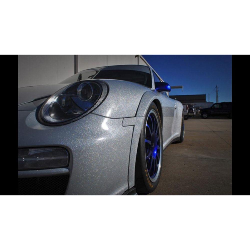 AVERY DENNISON SW900 SUPREME GLOSS SILVER DIAMOND VINYL WRAP | SW900-878-D