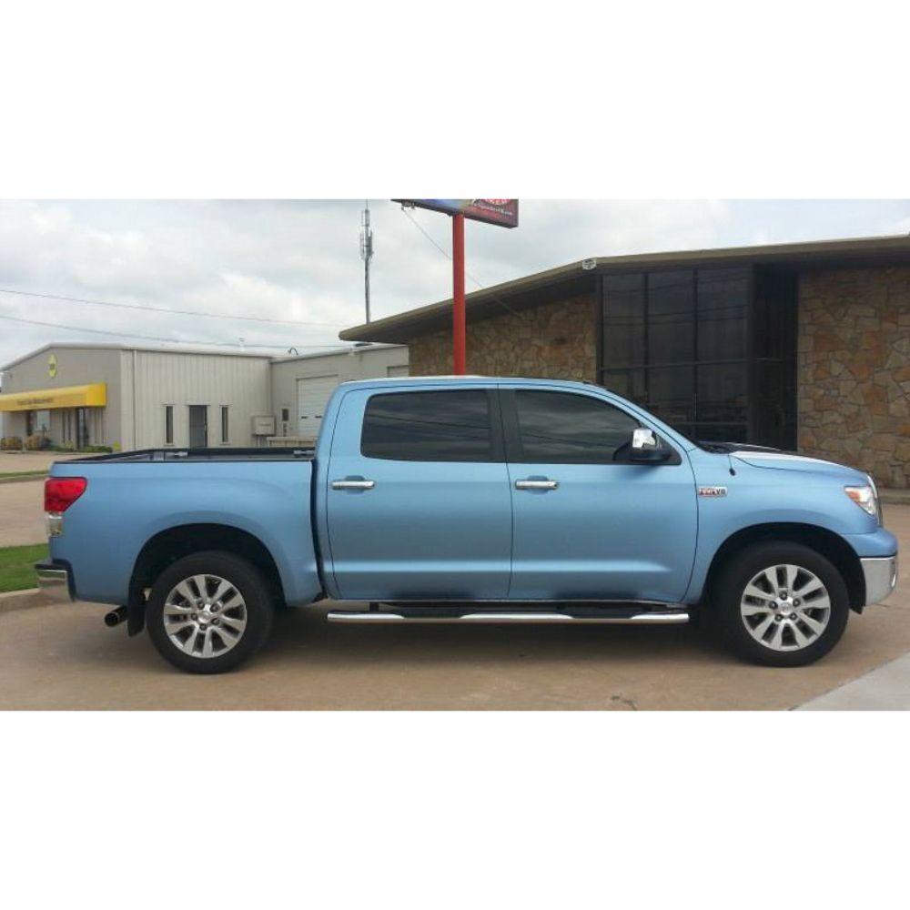 AVERY DENNISON SW900 SUPREME MATTE FROSTY BLUE METALLIC VINYL WRAP | SW900-643-M