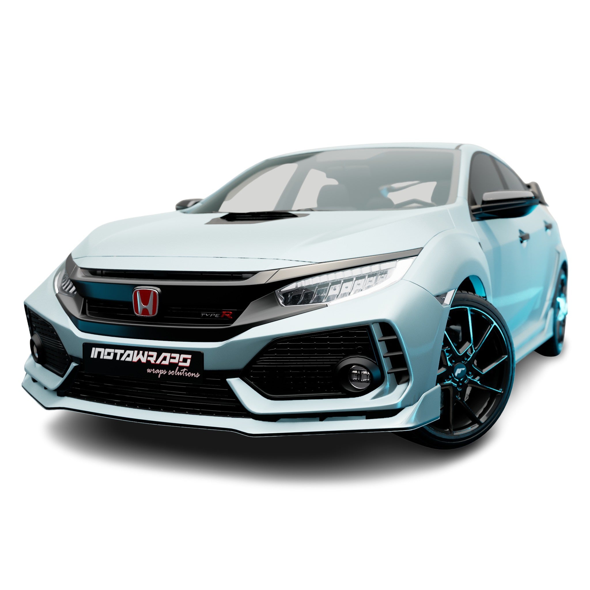 AVERY DENNISON SW900 SUPREME MATTE FROSTY BLUE METALLIC VINYL WRAP | SW900-643-M