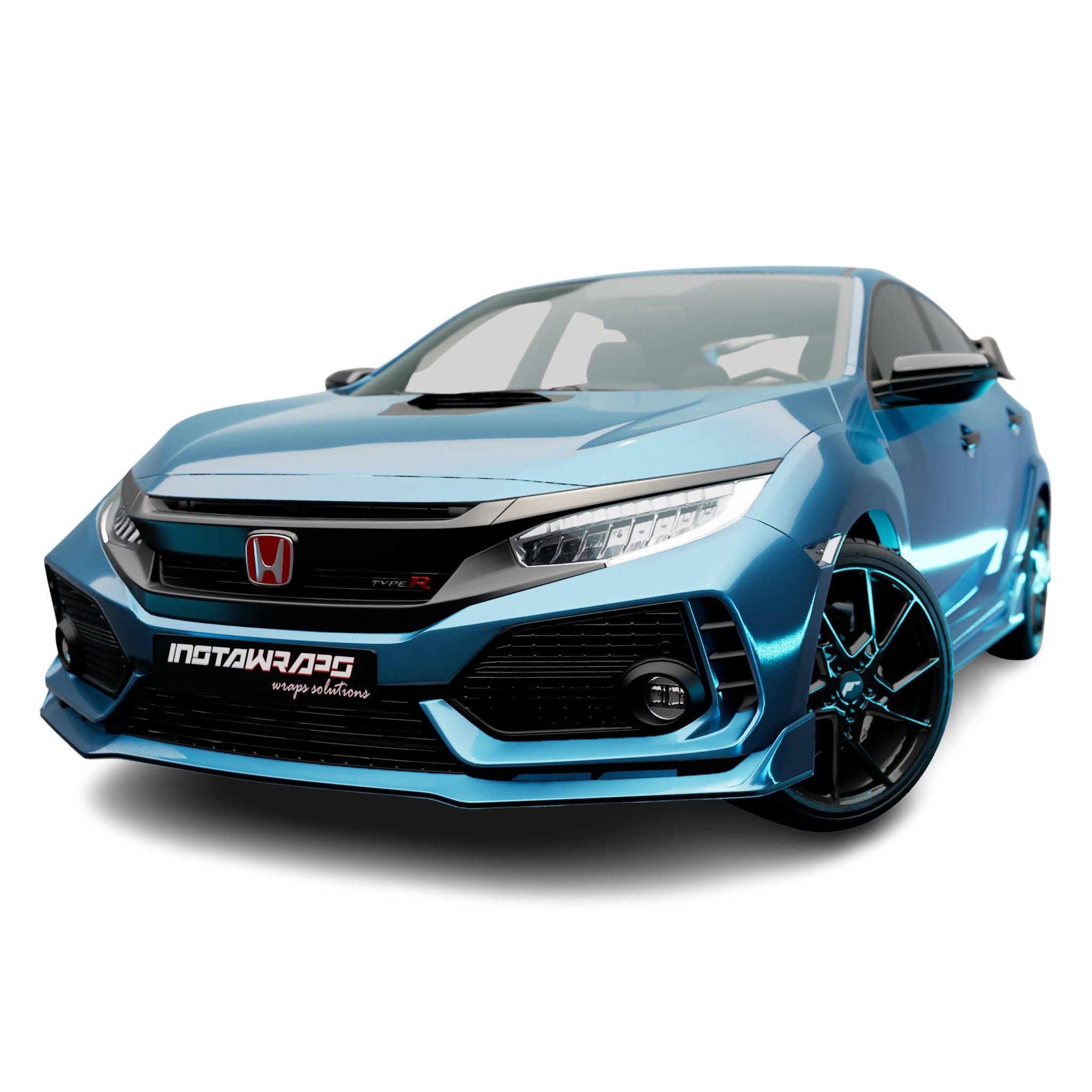 AVERY DENNISON SW900 SUPREME GLOSS BRIGHT BLUE METALLIC VINYL WRAP | SW900-646-M