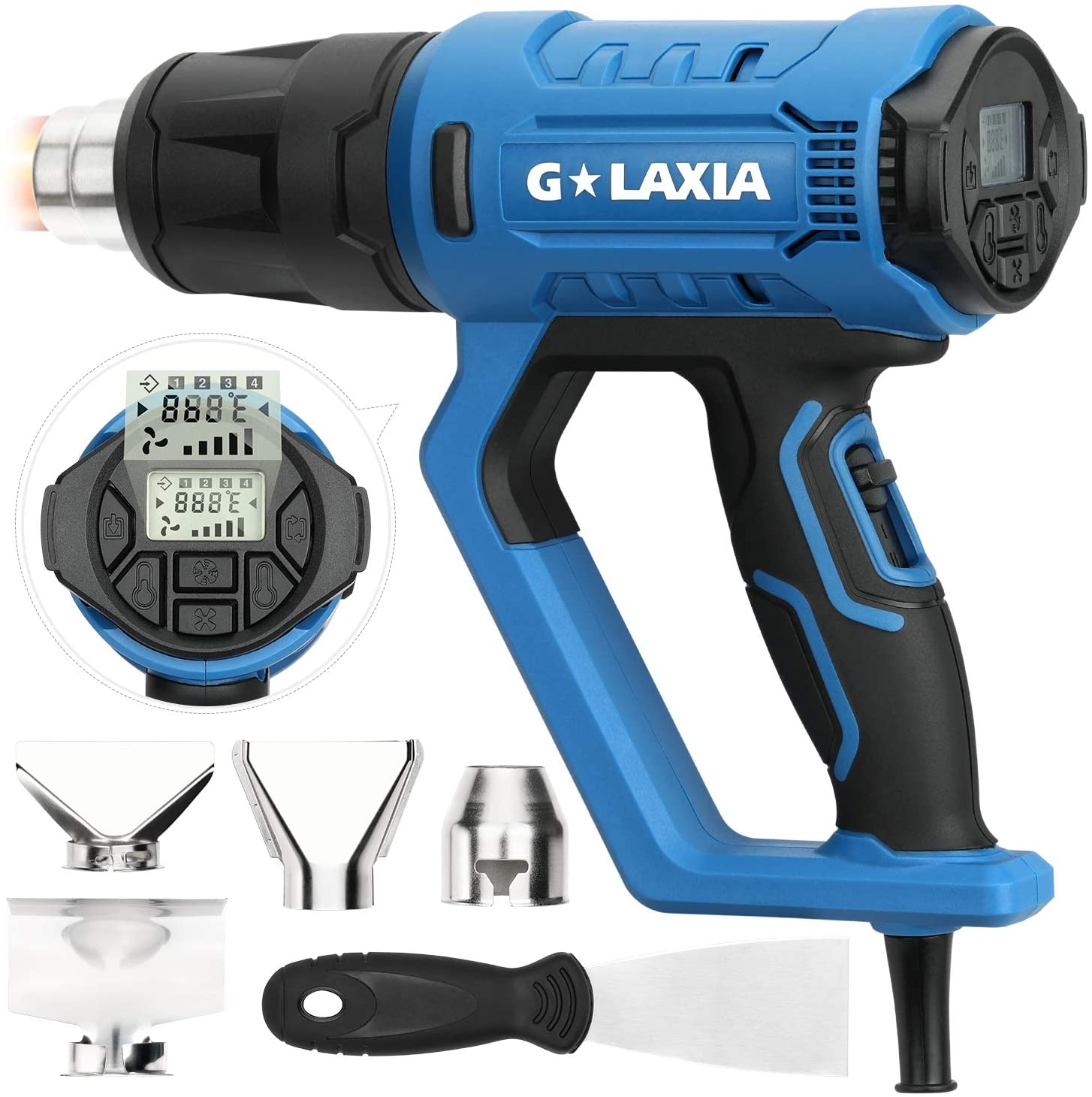 G-LAXIA 2000W WITH HEATGUN TEMPERATURE SETTINGS, LCD DISPLAY