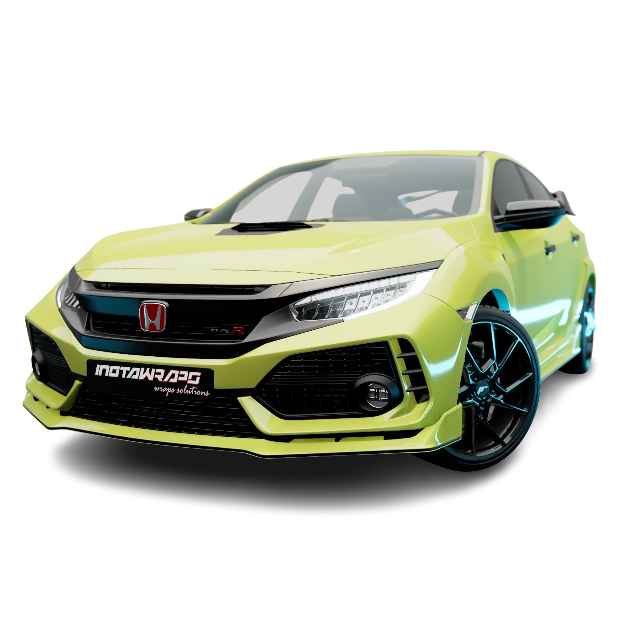 AVERY DENNISON SW900 SUPREME GLOSS LIME GREEN VINYL WRAP | SW900-731-O