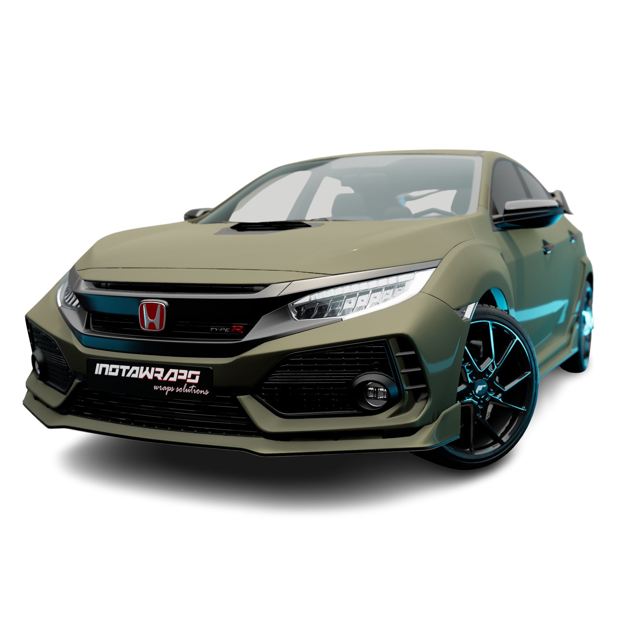 AVERY DENNISON SW900 SUPREME MATTE OLIVE GREEN VINYL WRAP | SW900-732-O