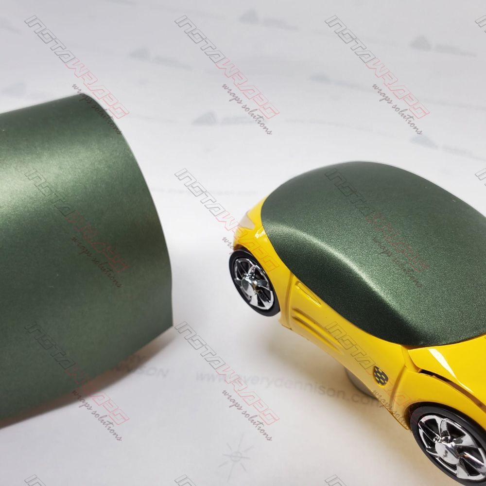 AVERY DENNISON SW900 SUPREME MATTE MOSS GREEN METALLIC VINYL WRAP | SW900-737-S