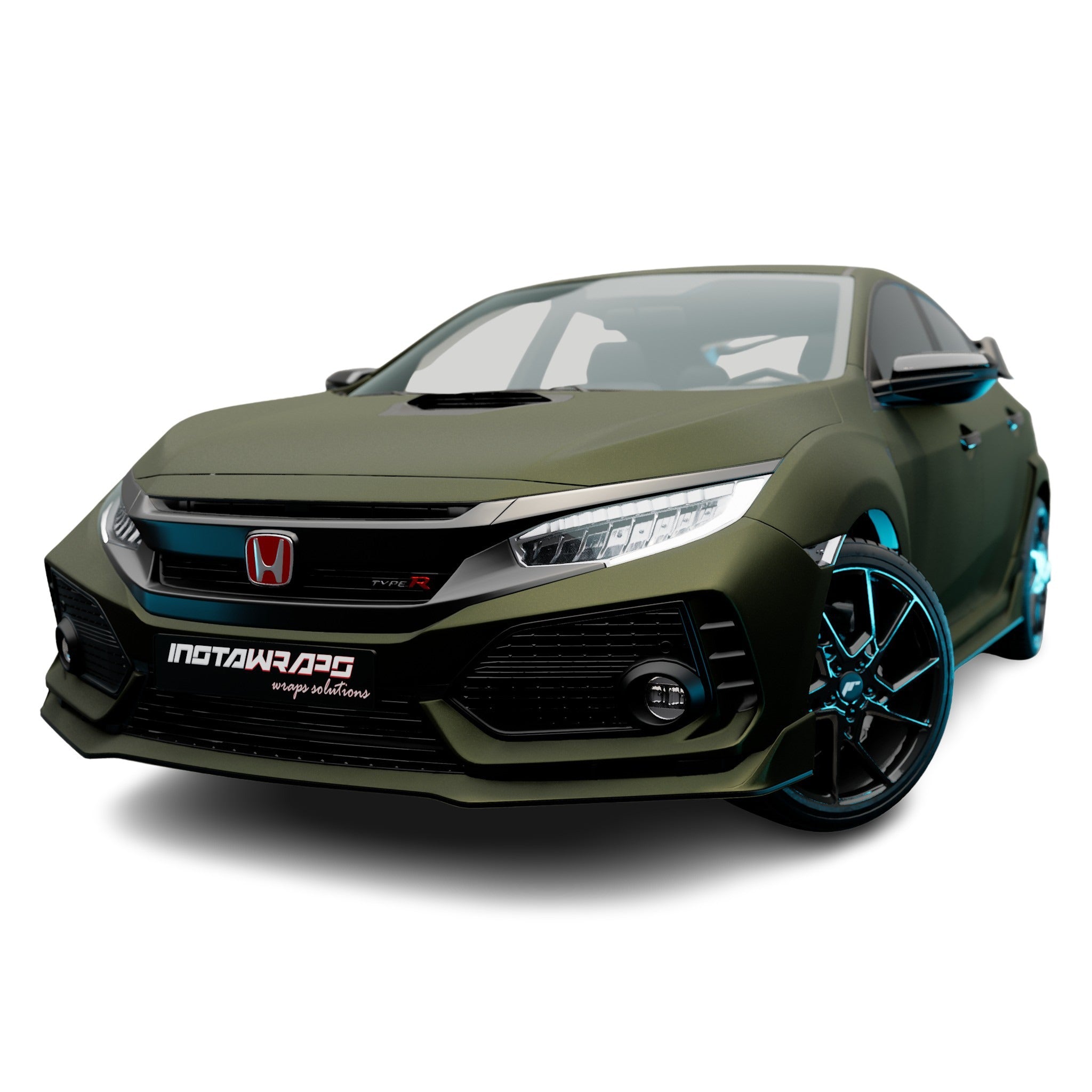 AVERY DENNISON SW900 SUPREME MATTE MOSS GREEN METALLIC VINYL WRAP | SW900-737-S