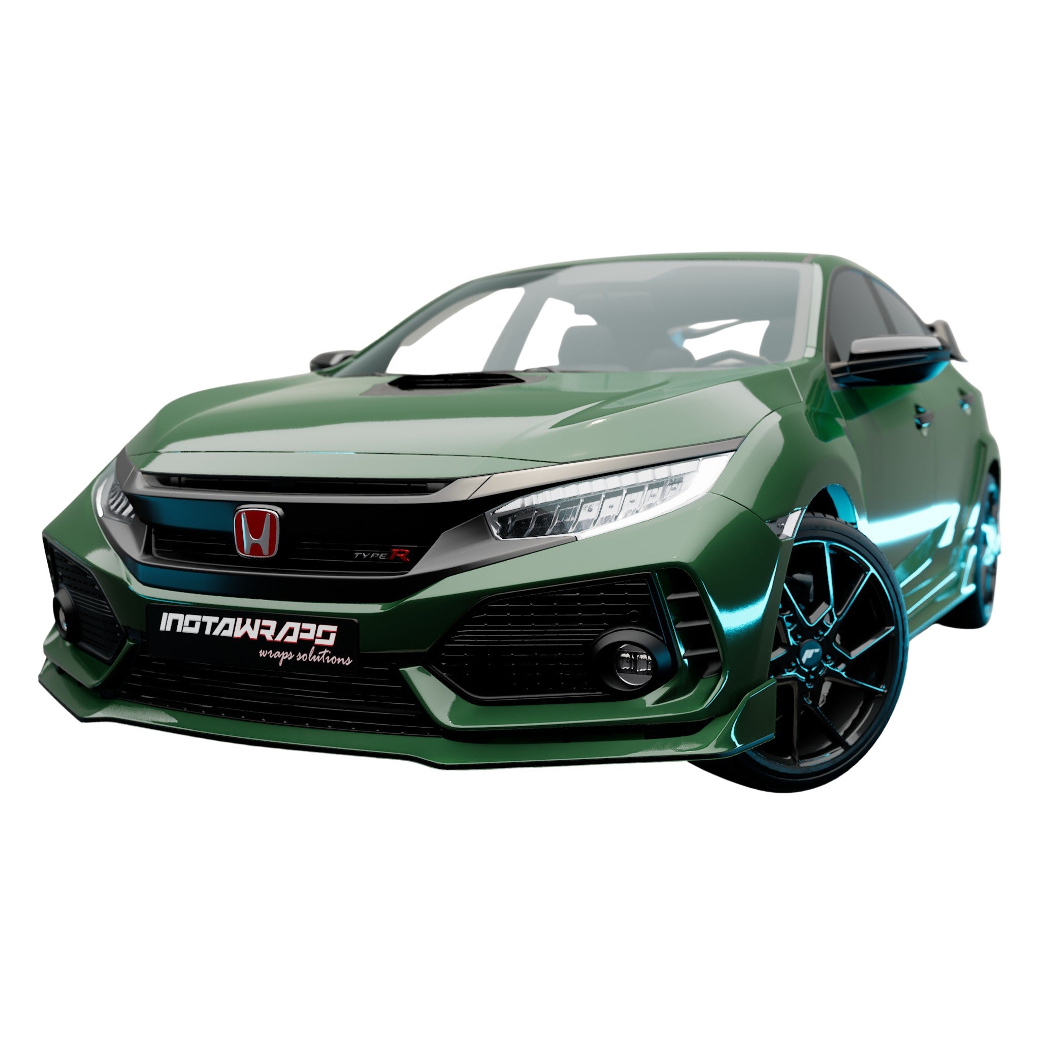 AVERY DENNISON SW900 SUPREME GLOSS DARK GREEN VINYL WRAP | SW900-792-O