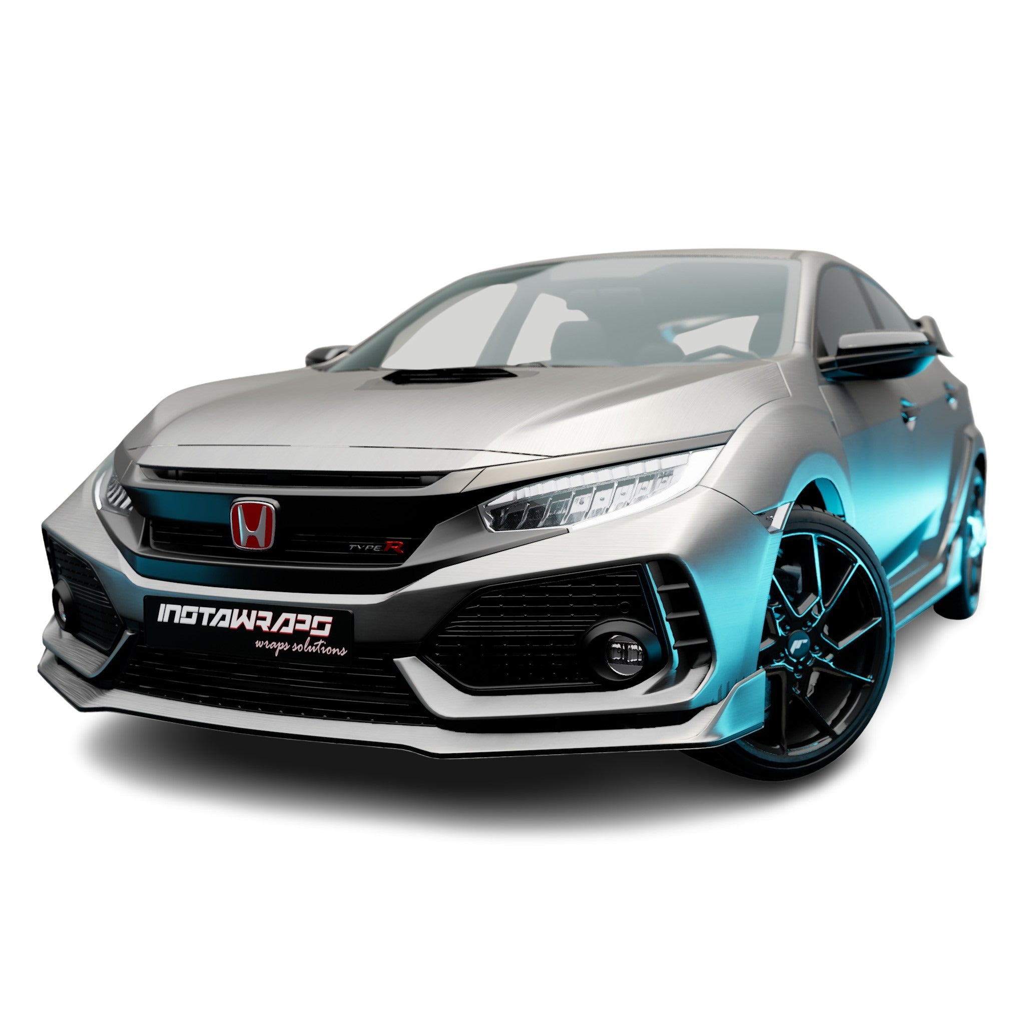 AVERY DENNISON SW900 SUPREME BRUSHED TITANIUM METALLIC VINYL WRAP | SW900-802-X