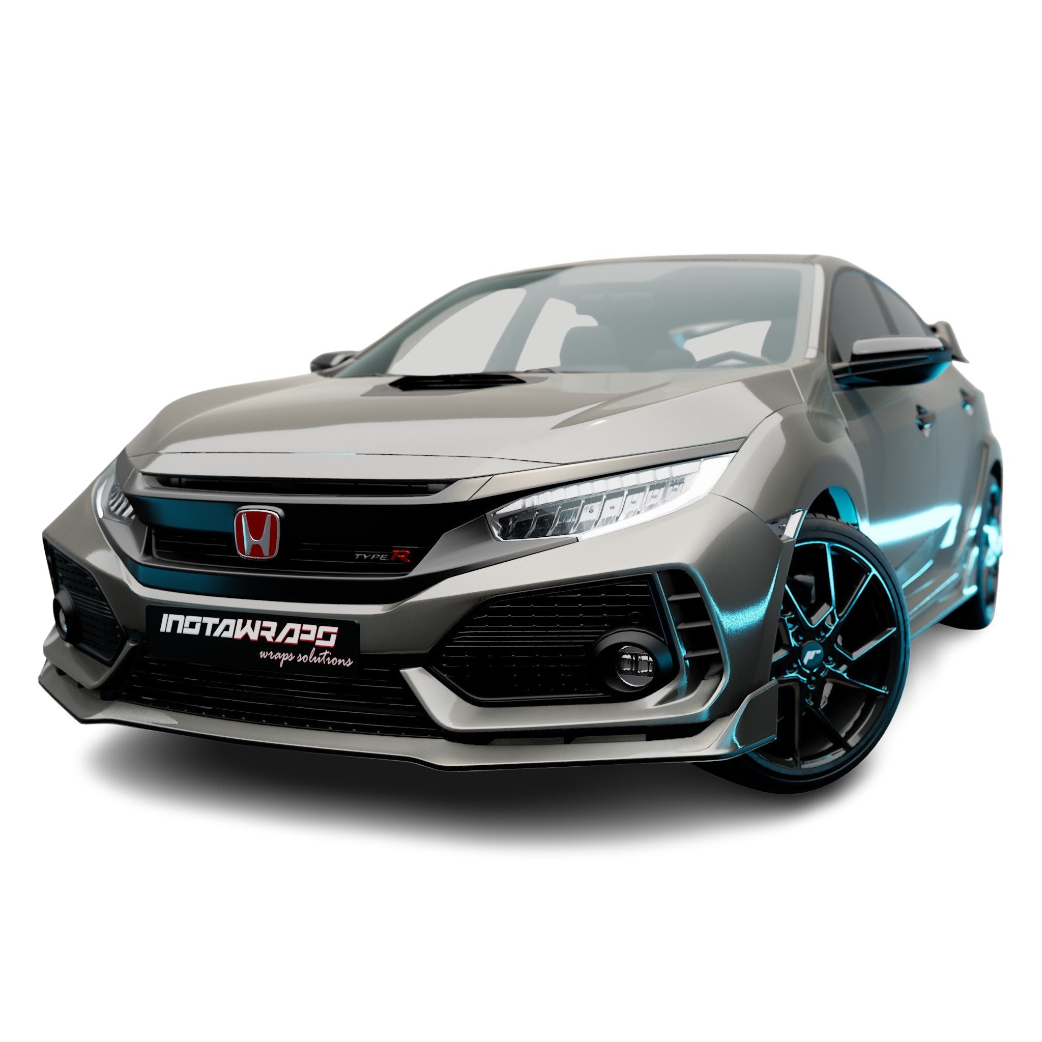 AVERY DENNISON SW900 SUPREME GLOSS GRAY METALLIC VINYL WRAP | SW900-807-M