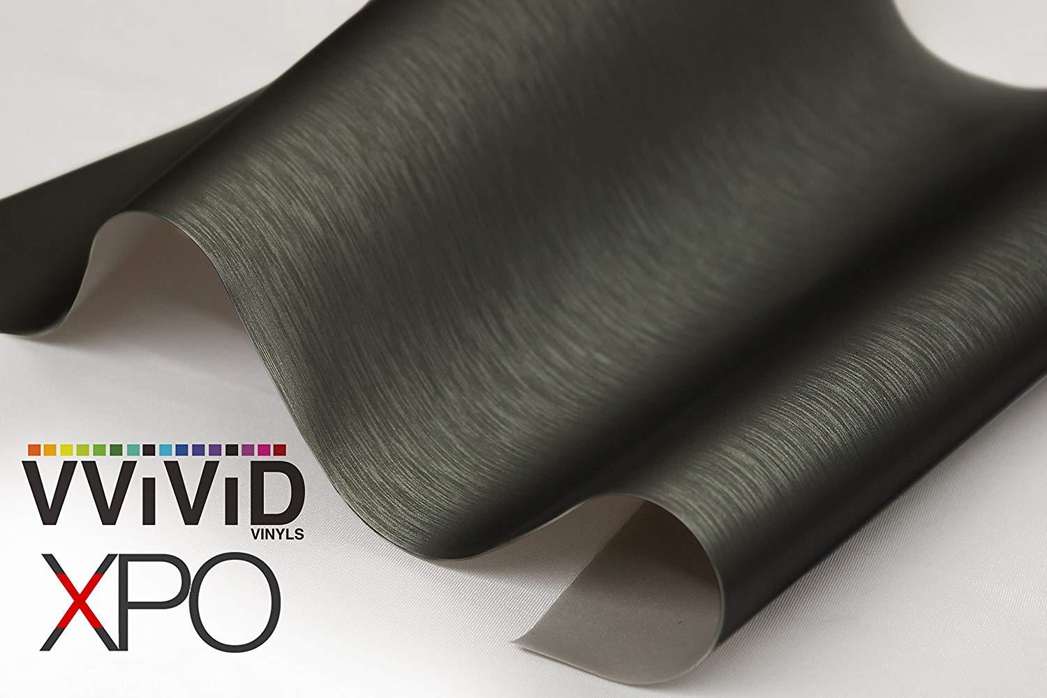 VVIVID VINYL XPO BLACK BRUSHED STEEL
