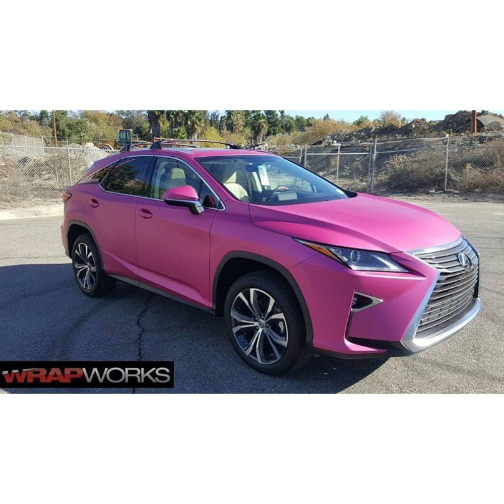 AVERY DENNISON SW900 SUPREME MATTE PINK METALLIC VINYL WRAP | SW900-520-M