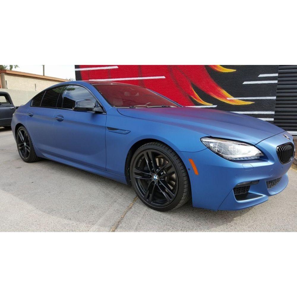 AVERY DENNISON SW900 SUPREME MATTE BLUE METALLIC VINYL WRAP | SW900-615-M