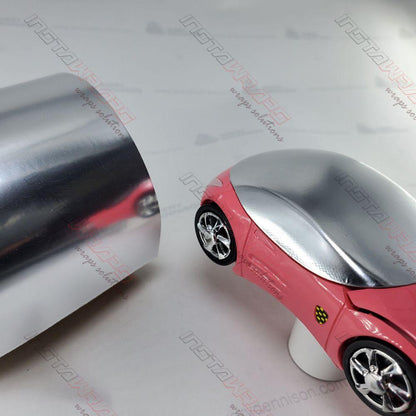 AVERY DENNISON MATTE SILVER CONFORM CHROME FLEXIBLE VINYL WRAP | SF100-844-S