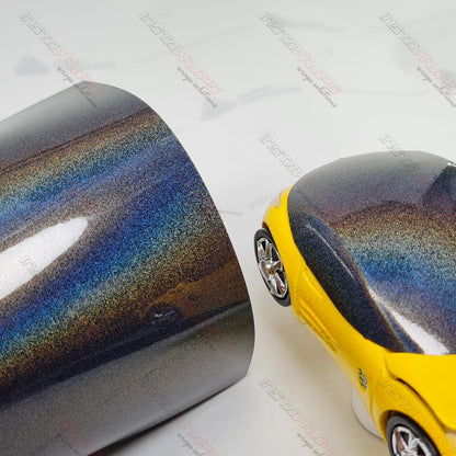 AVERY DENNISON SW900 SUPREME GLOSS METALLIC PRISMATIC GRAY VINYL WRAP | SW900-879-M