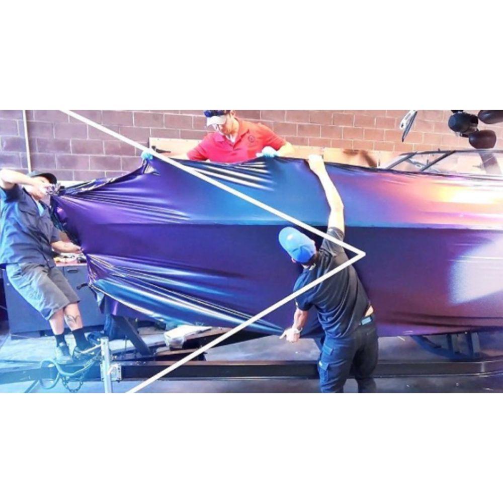 AVERY DENNISON SW900 SUPREME COLORFLOW SATIN RUSHING RIPTIDE VINYL WRAP | SW900-673-S