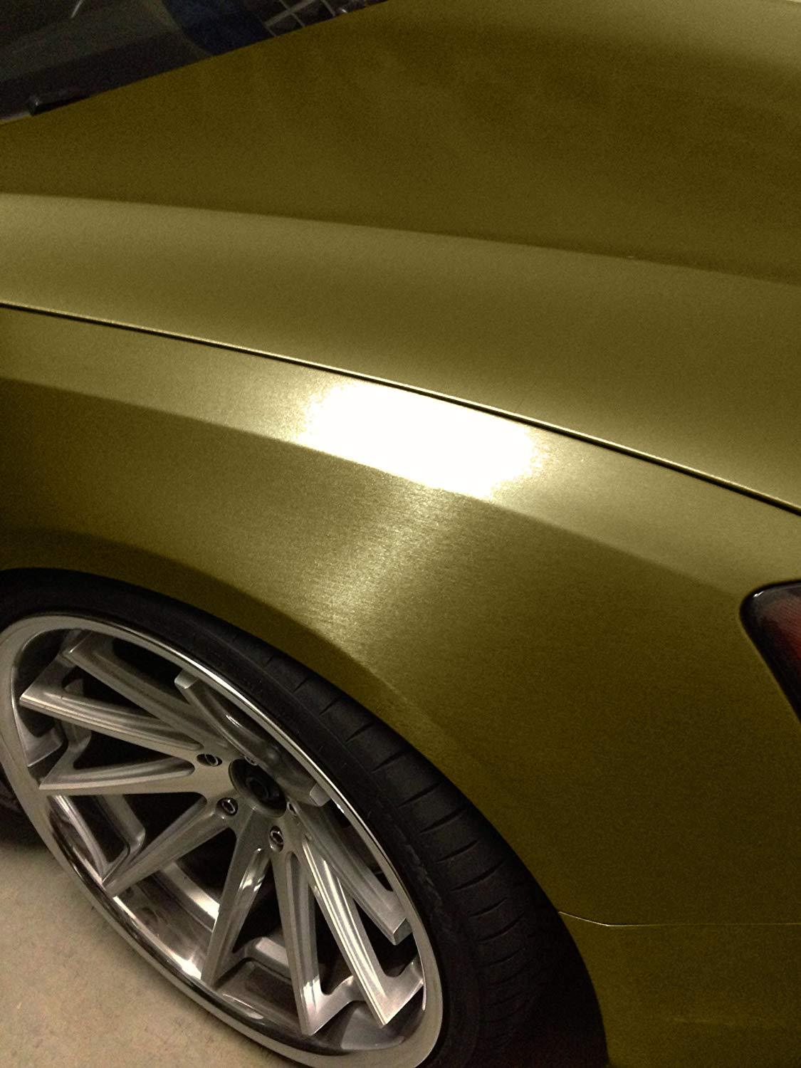 VVIVID VINYL XPO GOLD BRUSHED STEEL