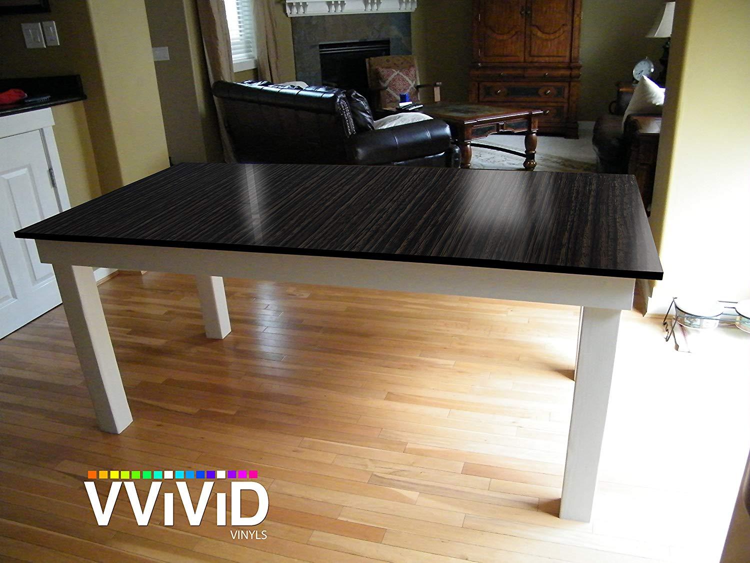 VVIVID VINYL EBONY WOOD GRAIN ARCHITECTURAL FILM