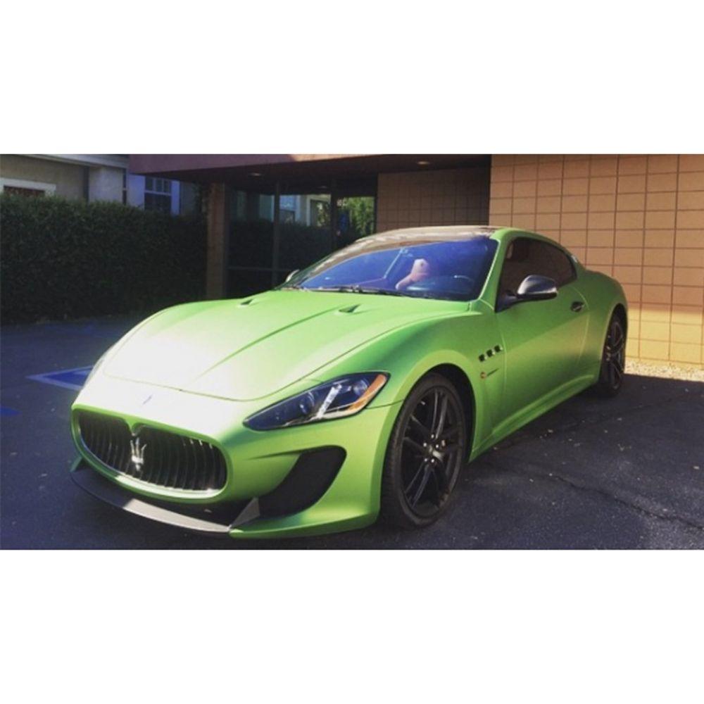 AVERY DENNISON SW900 SUPREME MATTE GREEN APPLE METALLIC VINYL WRAP | SW900-745-M