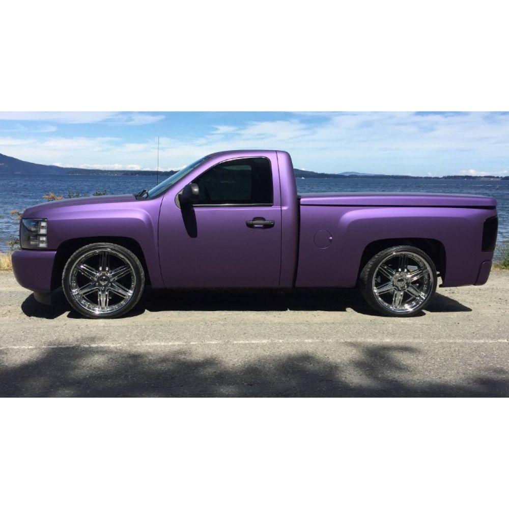 AVERY DENNISON SW900 SUPREME MATTE PURPLE METALLIC VINYL WRAP | SW900-565-M