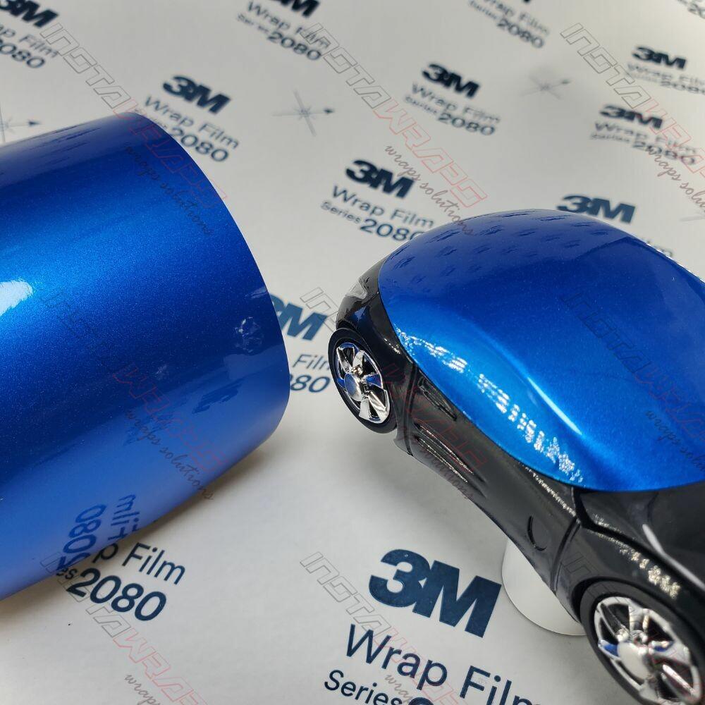 3M 1080 SCOTCHPRINT MATTE BLUE METALLIC VINYL WRAP | M227