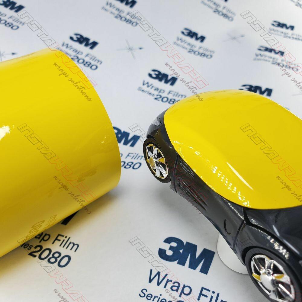 3M 1080 / 2080 SCOTCHPRINT GLOSS BRIGHT YELLOW VINYL WRAP