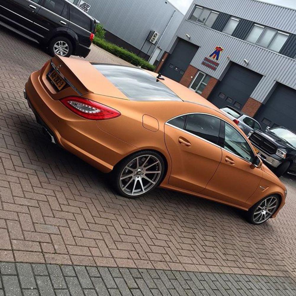 AVERY DENNISON SW900 SUPREME MATTE BLAZE ORANGE METALLIC VINYL WRAP | SW900-371-M