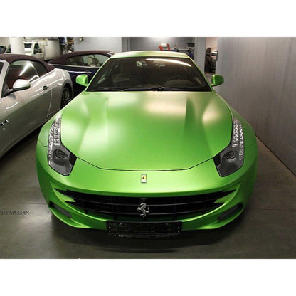 AVERY DENNISON SW900 SUPREME MATTE GREEN APPLE METALLIC VINYL WRAP | SW900-745-M