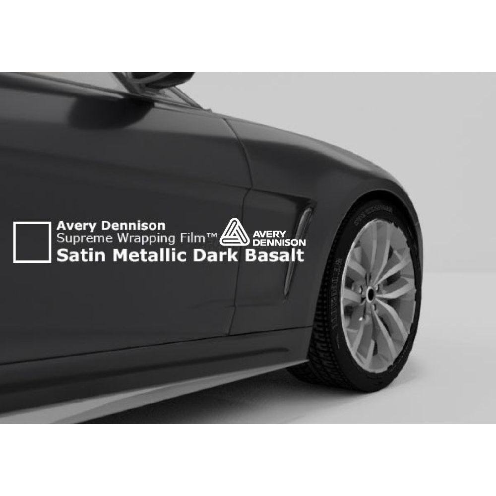 AVERY DENNISON SW900 SUPREME SATIN DARK BASALT VINYL WRAP | SW900-871-S