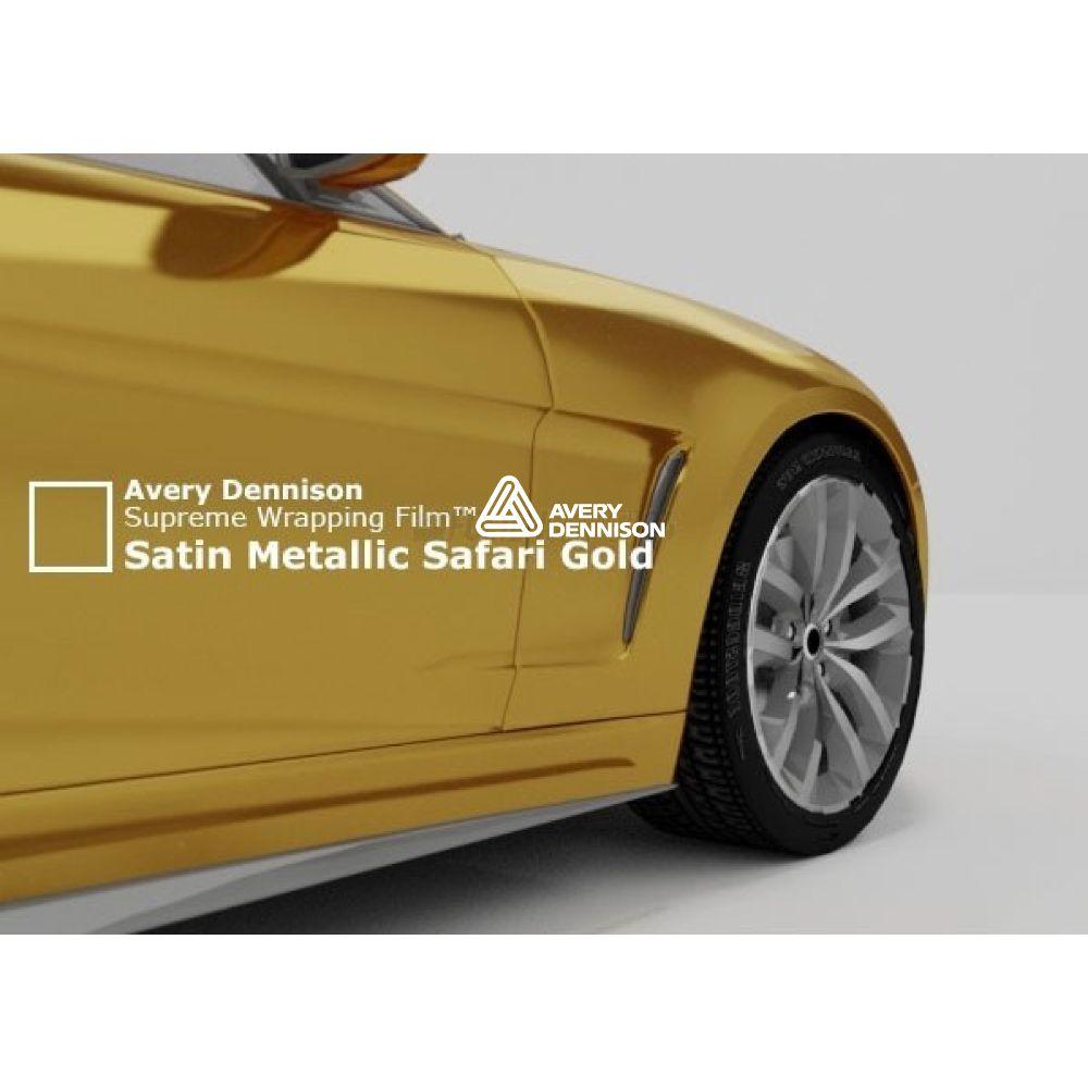 AVERY DENNISON SW900 SUPREME SATIN SAFARI GOLD VINYL WRAP | SW900-260-S