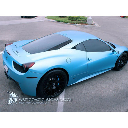 AVERY DENNISON SW900 SUPREME MATTE FROSTY BLUE METALLIC VINYL WRAP | SW900-643-M