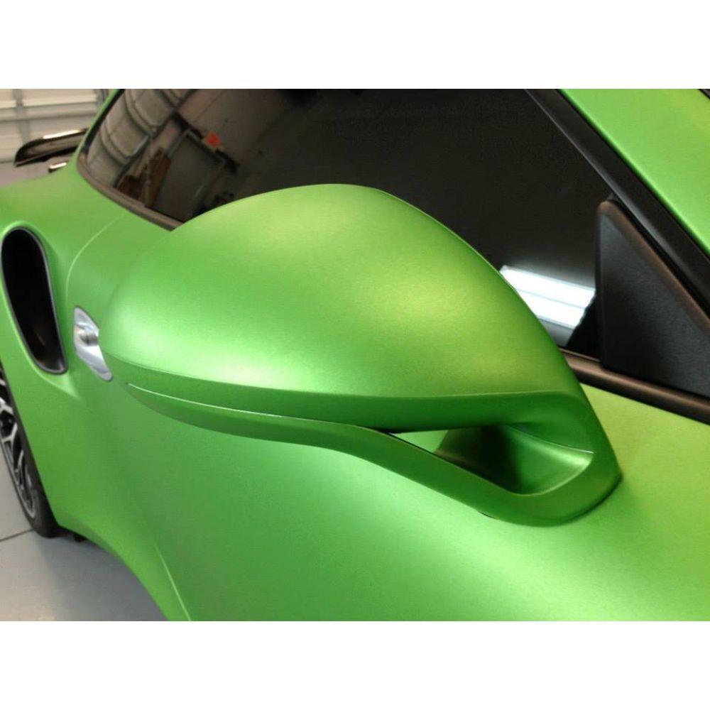 AVERY DENNISON SW900 SUPREME MATTE GREEN APPLE METALLIC VINYL WRAP | SW900-745-M