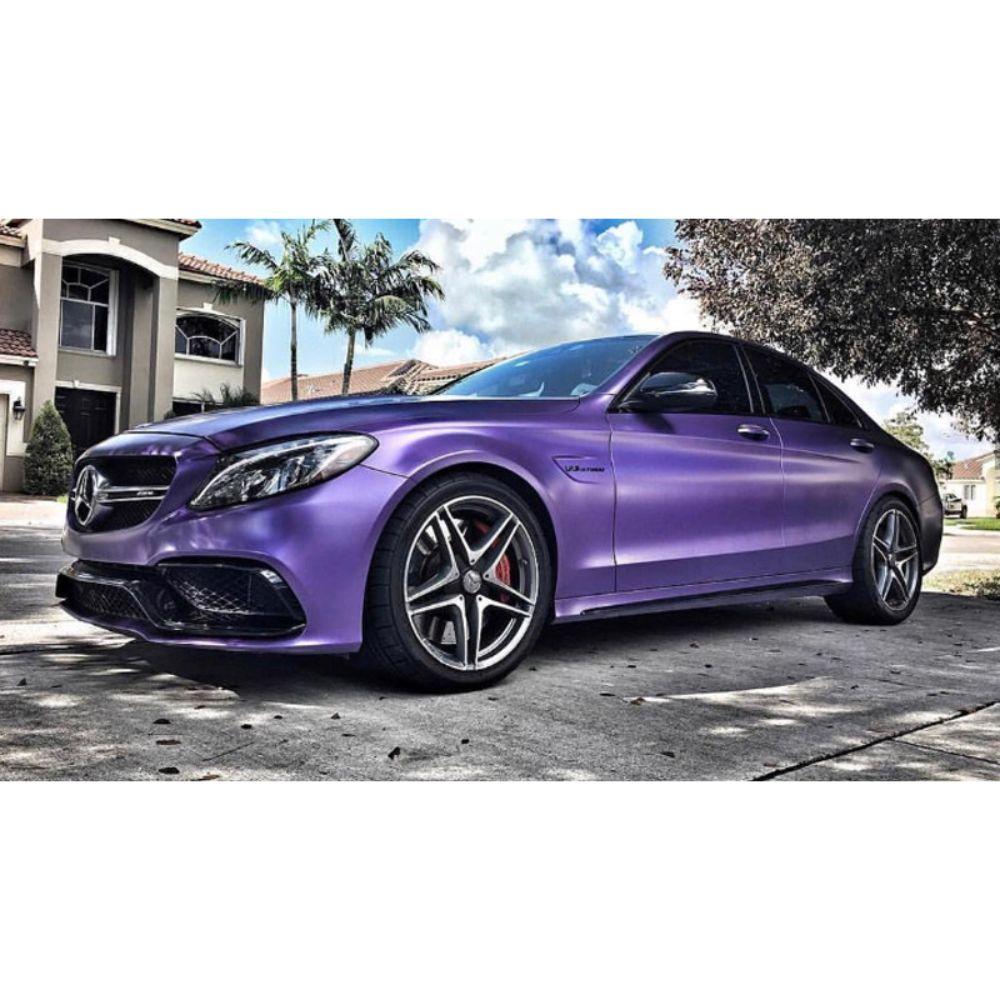 AVERY DENNISON SW900 SUPREME SATIN PURPLE METALLIC VINYL WRAP | SW900-566-M