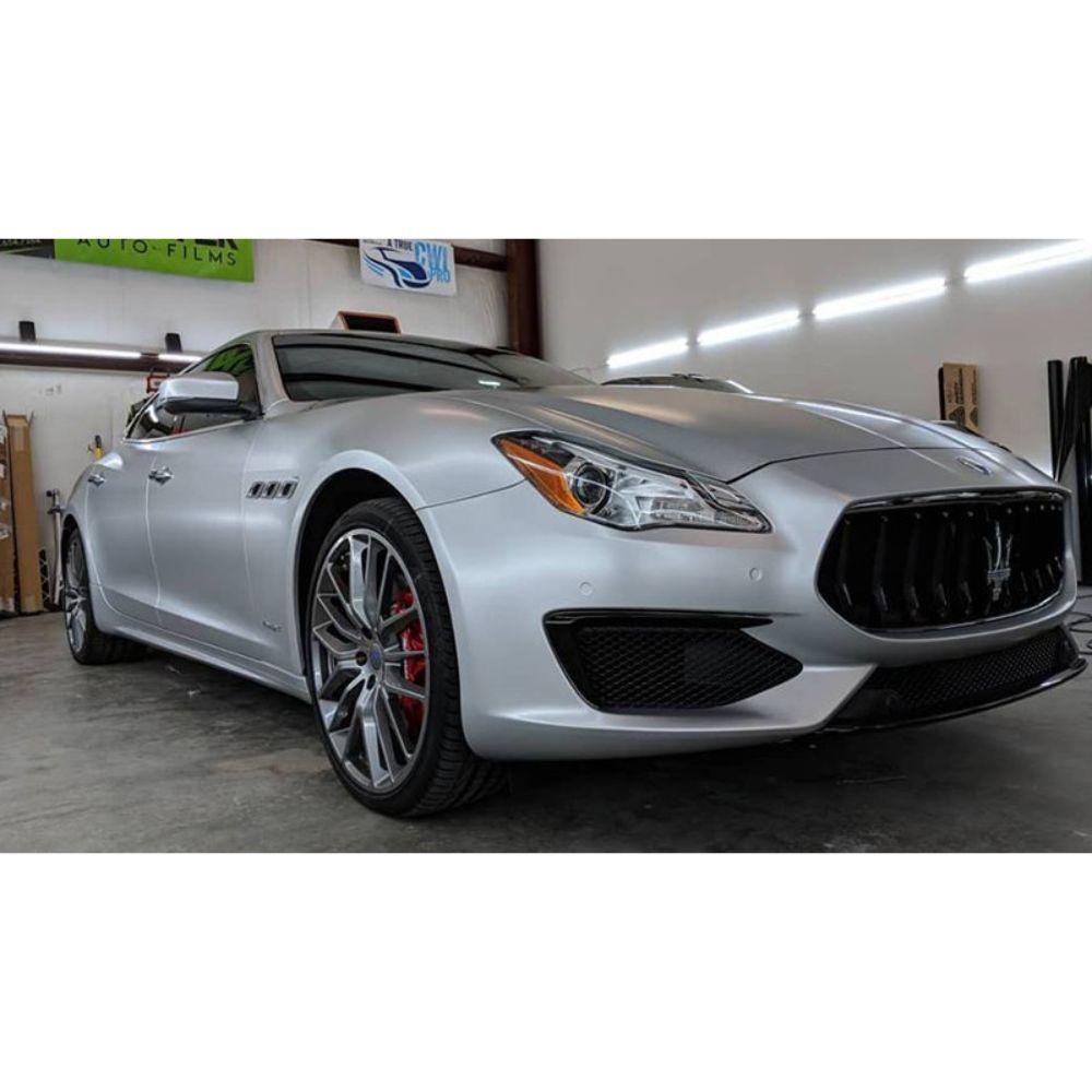 AVERY DENNISON SW900 SUPREME SATIN SILVER METALLIC VINYL WRAP | SW900-805-M