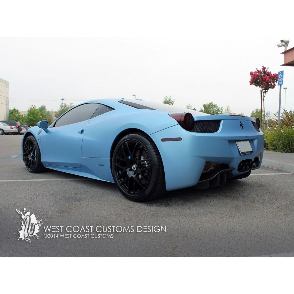 AVERY DENNISON SW900 SUPREME MATTE FROSTY BLUE METALLIC VINYL WRAP | SW900-643-M