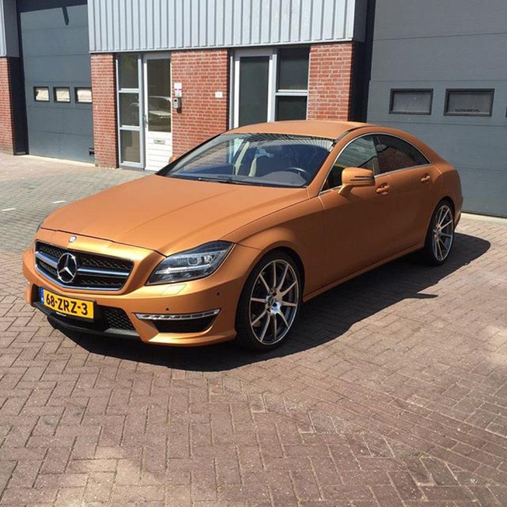 AVERY DENNISON SW900 SUPREME MATTE BLAZE ORANGE METALLIC VINYL WRAP | SW900-371-M