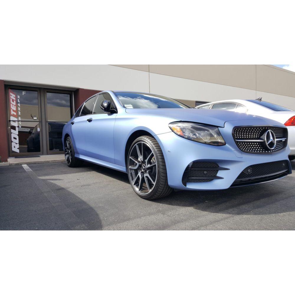 AVERY DENNISON SW900 SUPREME MATTE POWDER BLUE METALLIC VINYL WRAP | SW900-614-M