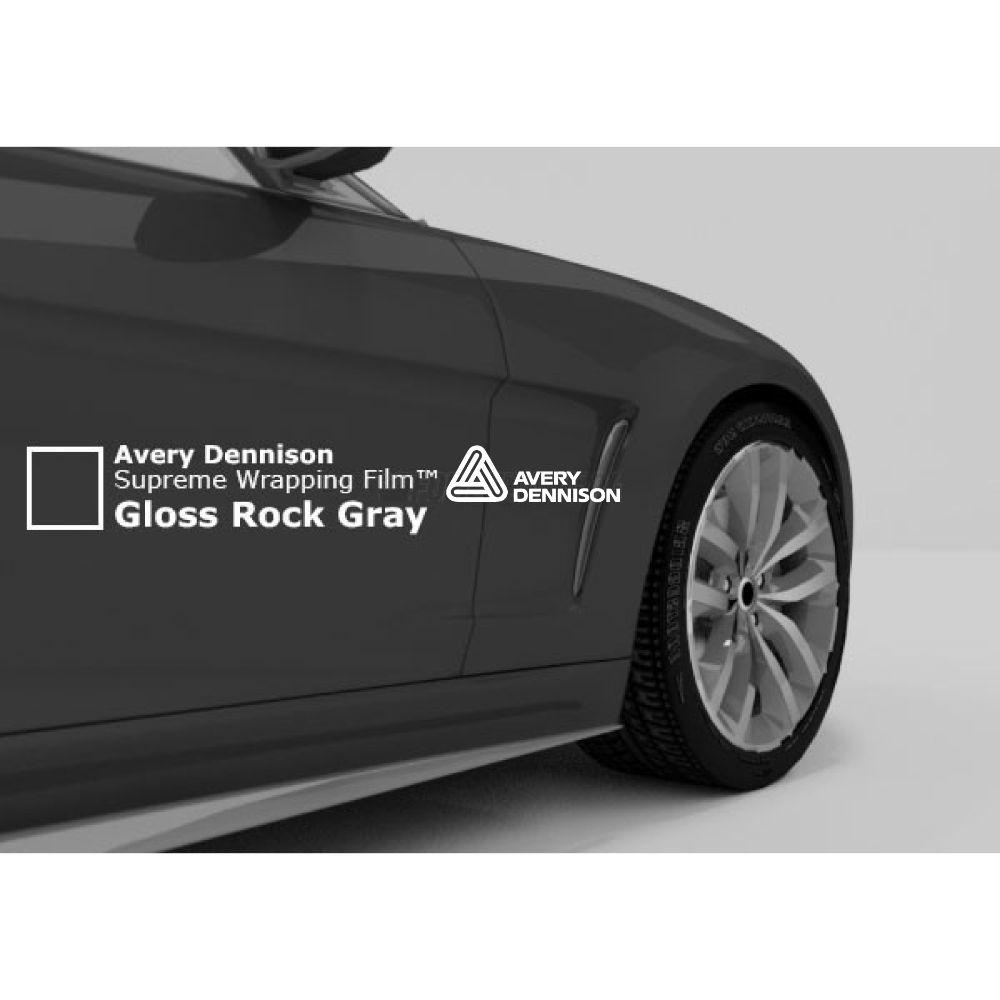 AVERY DENNISON SW900 SUPREME GLOSS ROCK GRAY VINYL WRAP | SW900-821-O