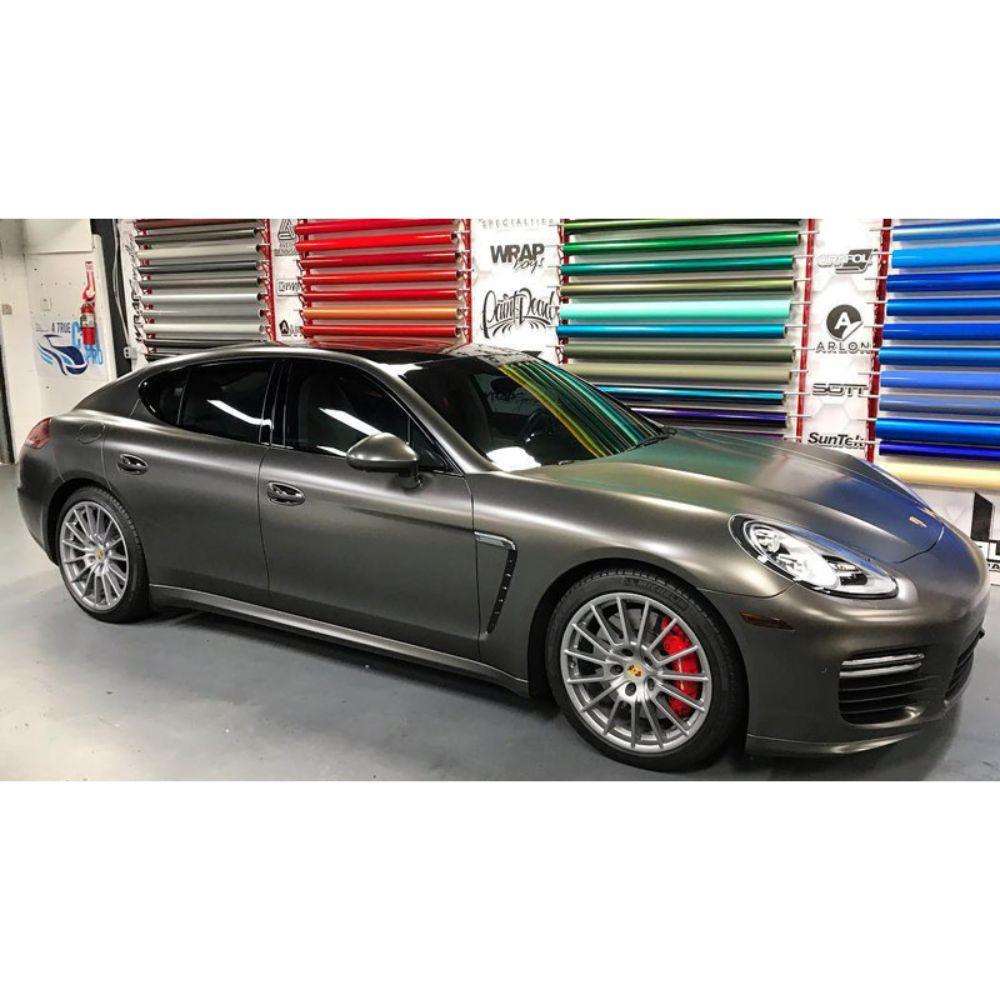 AVERY DENNISON SW900 SUPREME SATIN DARK BASALT VINYL WRAP | SW900-871-S