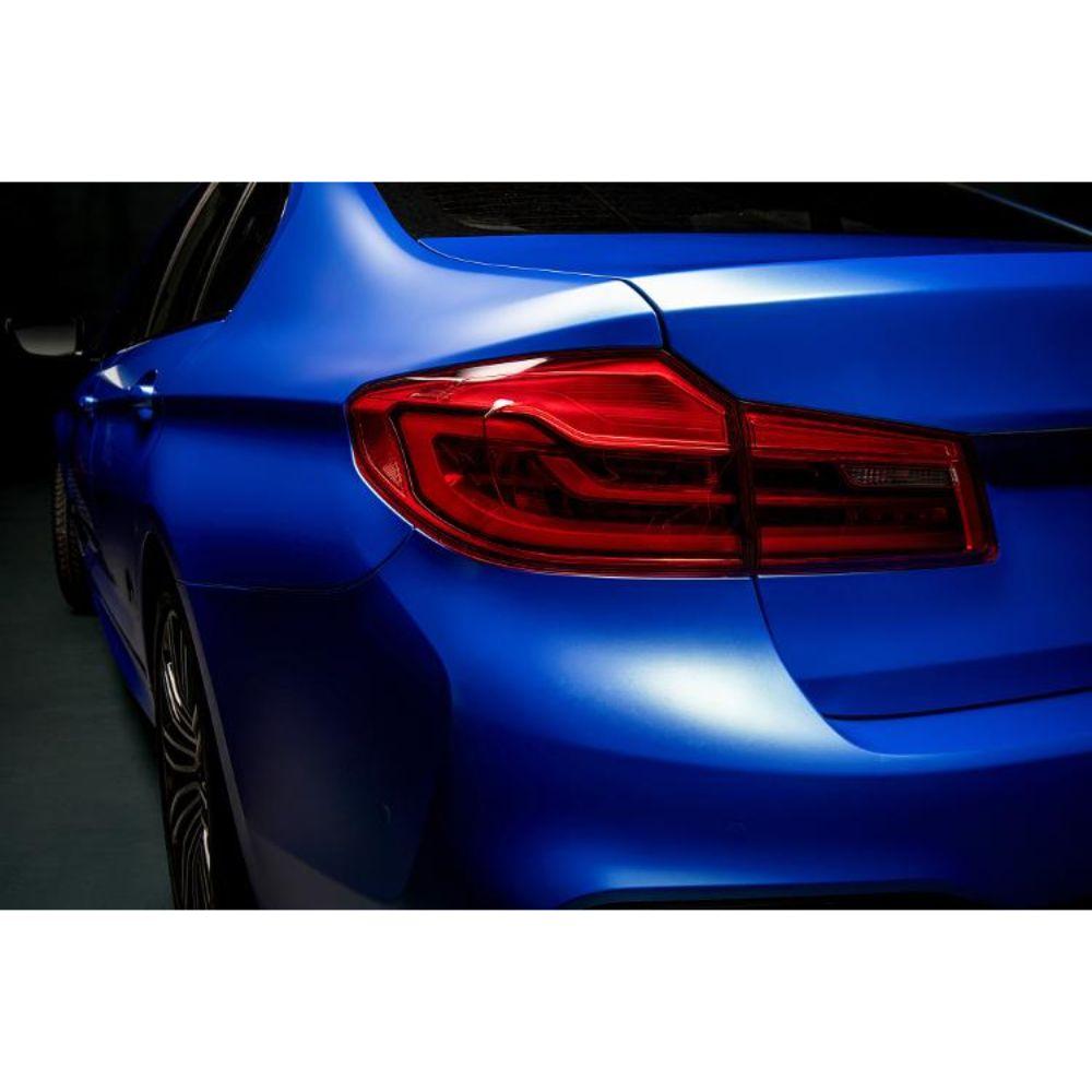 AVERY DENNISON SW900 SUPREME SATIN WAVE BLUE METALLIC VINYL WRAP | SW900-629-S