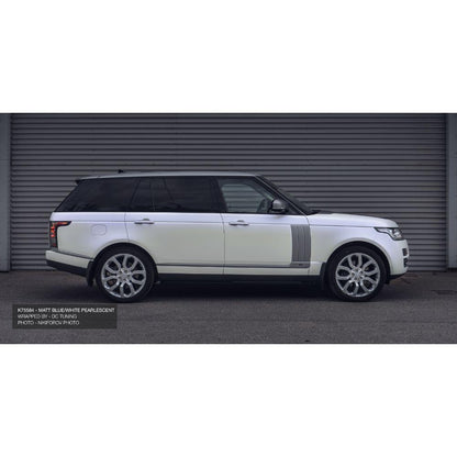 KPMF K75400 SERIES MATTE WHITE/BLUE PEARLESCENT VINYL WRAP | K75584