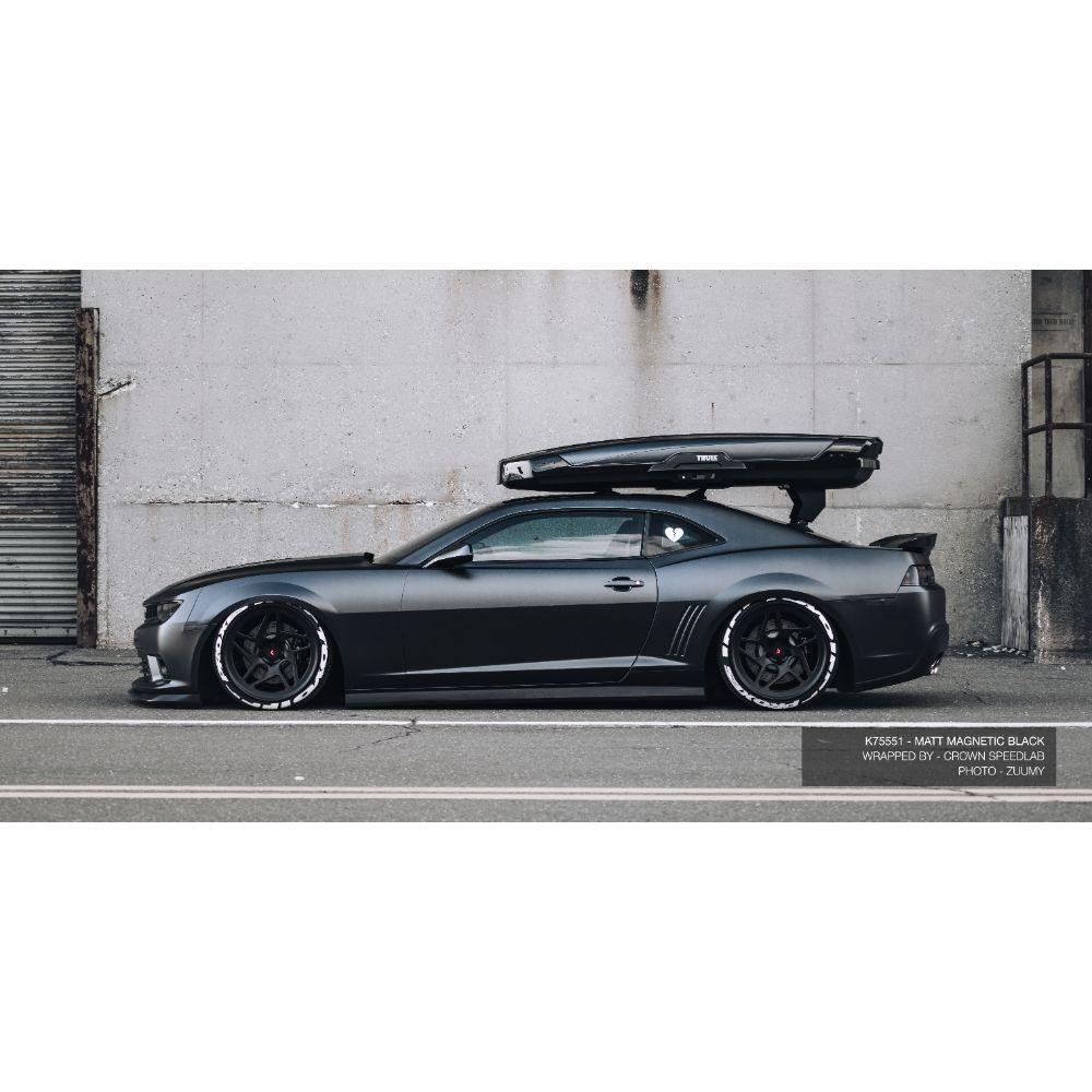 KPMF K75400 SERIES MATTE MAGNETIC BLACK METALLIC VINYL WRAP | K75551