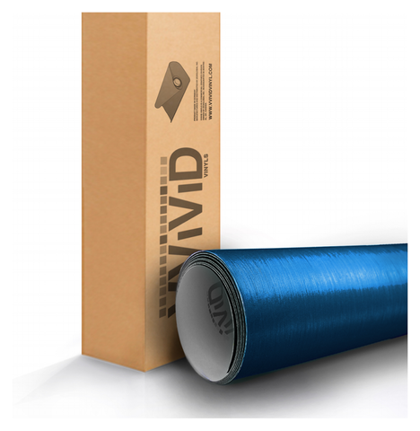 VVIVID VINYL XPO METALLIC BLUE BRUSHED STEEL