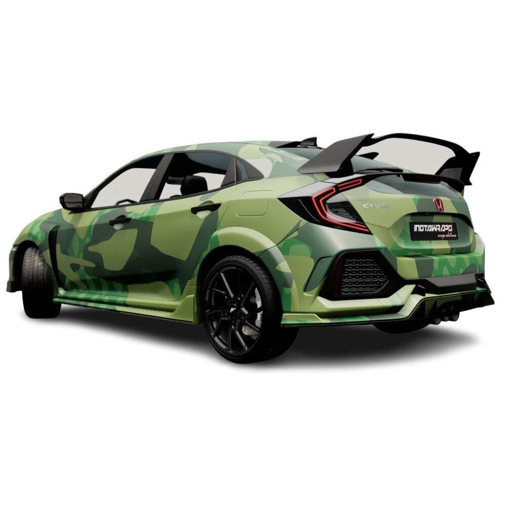 CUSTOMIZE OUR TEMPLATES - ADVANCED - CAMOUFLAGE - 3M PRINT FILM / SATIN FINISH