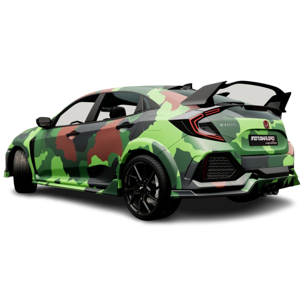 CUSTOMIZE OUR TEMPLATES - ADVANCED - CAMOUFLAGE - AVERY DENNISON PRINT FILM / BRUSHED FINISH