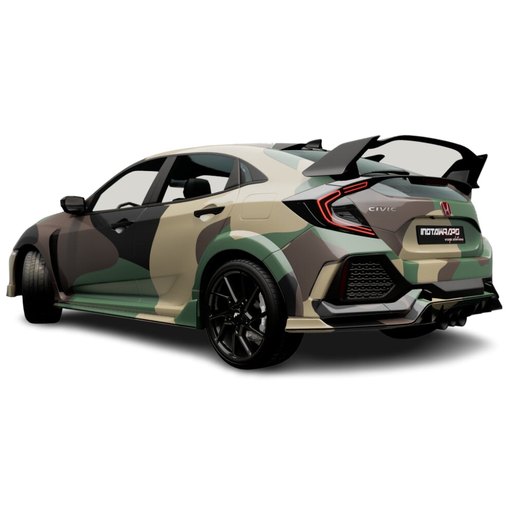 CUSTOMIZE OUR TEMPLATES - EXPERT - CAMOUFLAGE - AVERY DENNISON PRINT FILM / GLOSS FINISH