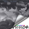 VVIVID VINYL 2022 VVIVID+ GHOST METAL DARK GRAY STEALTH CAMO | V501