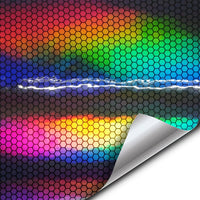 VVIVID VINYL 2021 HOLOHEX CHROME HEADLIGHT TINT | V330
