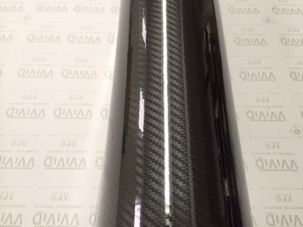 VVIVID VINYL XPO EPOXY GLOSS BLACK CARBON ARCHITECTURAL FILM ( INTERIOR USE ONLY )
