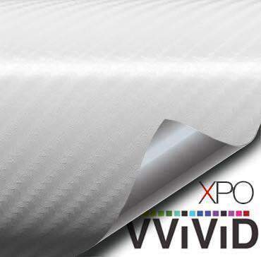 VVIVID VINYL XPO WHITE TRUE-R CARBON FIBER