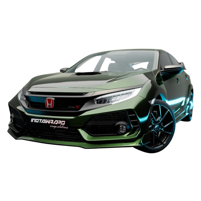 KPMF K75400 SERIES GLOSS GREEN / BLACK IRIDESCENT VINYL WRAP | K75460